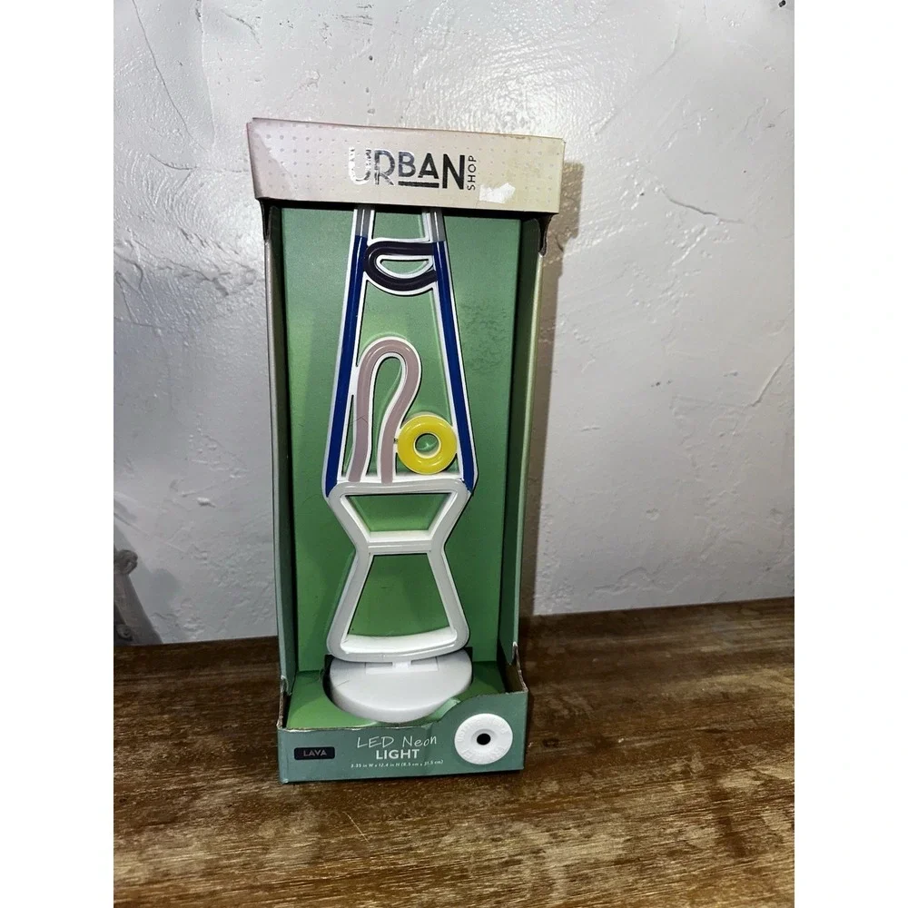 Urban Lifestyle LED Figural Lava Lamp Accent Table Lamp, 12.25